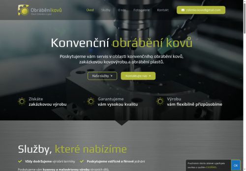 Zobrazit webové stránky Obrábění kovů Pavel Zelenka a spol.