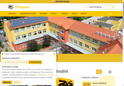 Základní škola Šestajovice nabízí práci na pozici Asistenti pedagogů (m+ž) v obci Šestajovice
