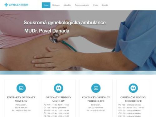 Gynekologická ambulance - MUDr. Pavel Danada