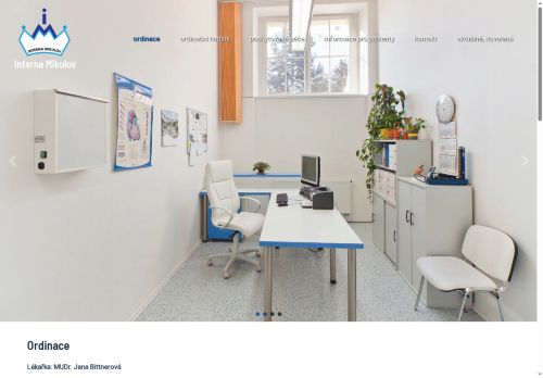 Zobrazit webové stránky Interna Mikulov s.r.o. - MUDr. Jana Bittnerová