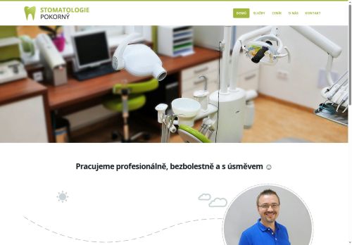 Zobrazit webové stránky Stomatologie Pokorný - MUDr. Michal Pokorný, MDDr. Lenka Olivová