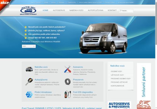 Zobrazit webové stránky AUTO MH - Knobloch