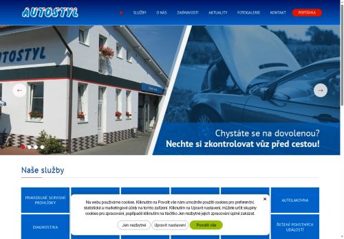 Zobrazit webové stránky Autostyl