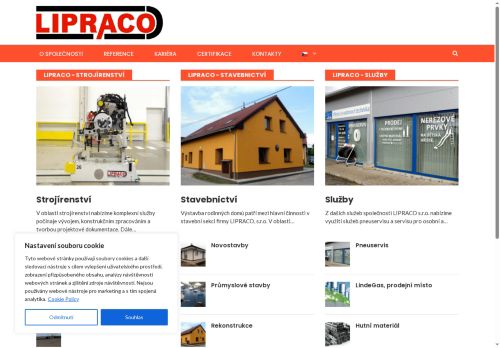 Zobrazit webové stránky LIPRACO, s.r.o.