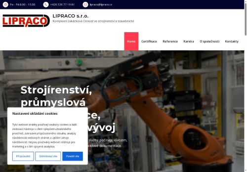 Zobrazit webové stránky LIPRACO, s.r.o.