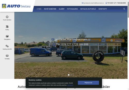 Zobrazit webové stránky Autodíly a autoservis Smetanová