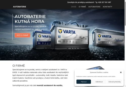 Zobrazit webové stránky Autobaterie Kutná Hora - Ing. Jaroslav Vrabčák