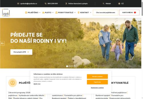 Zobrazit webové stránky Zaměstnanecká pojišťovna Škoda