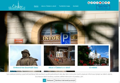 Zobrazit webové stránky Informační centrum Čáslav