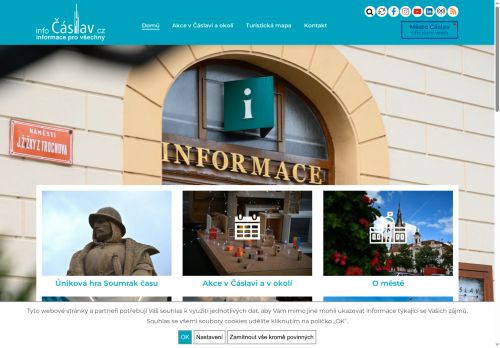 Zobrazit webové stránky Informační centrum Čáslav