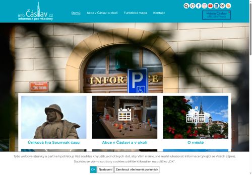 Zobrazit webové stránky Informační centrum Čáslav