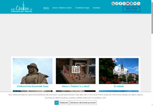 Zobrazit webové stránky Informační centrum Čáslav