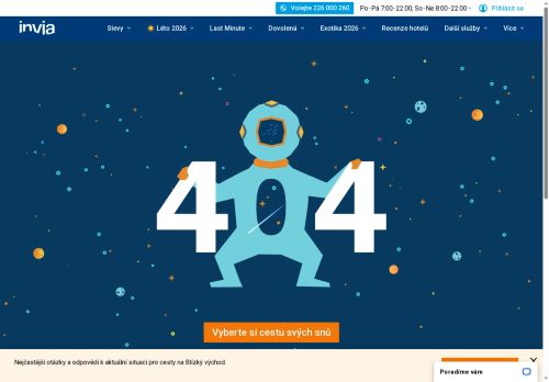 Zobrazit webové stránky Invia Čáslav