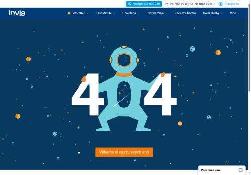 Zobrazit webové stránky Invia Čáslav