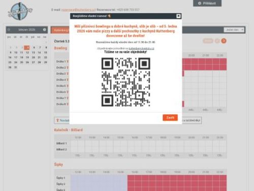 Bowling a pizzerie Kutná Hora