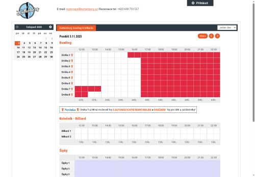 Zobrazit webové stránky Bowling a pizzerie Kutná Hora