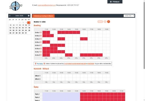 Zobrazit webové stránky Bowling a pizzerie Kutná Hora