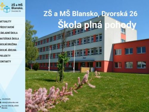 ZŠ a MŠ Blansko, Dvorská