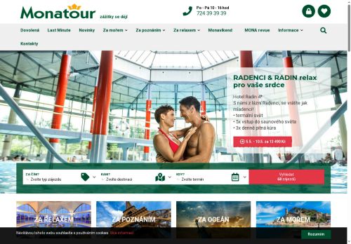 Zobrazit webové stránky Monatour