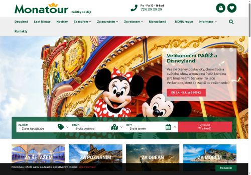 Zobrazit webové stránky Monatour