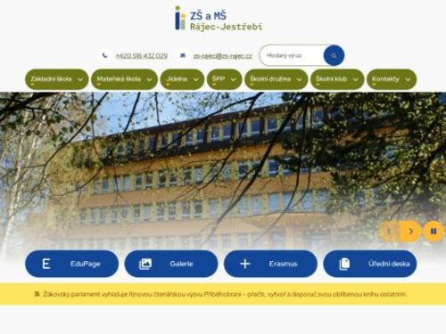 Základní škola a mateřská škola Rájec-Jestřebí