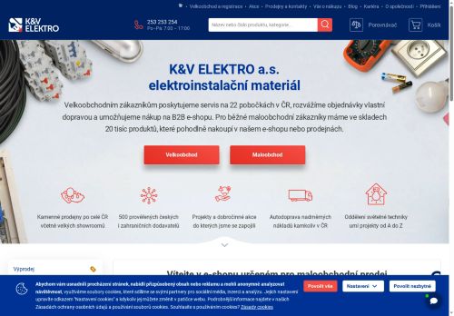 Zobrazit webové stránky K&V Elektro