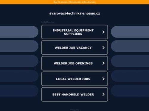 Svařovací technika Znojmo