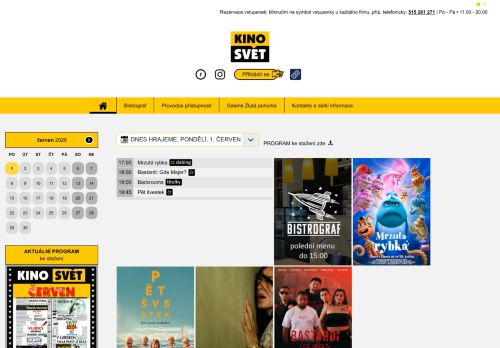 Zobrazit webové stránky Kino Svět