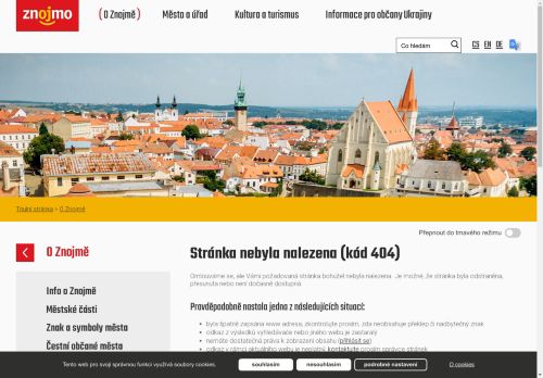 Zobrazit webové stránky Městská policie Znojmo