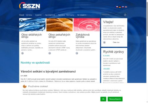 Zobrazit webové stránky Sklářské stroje Znojmo