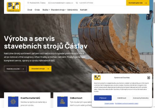 Zobrazit webové stránky STASTR Čáslav, s.r.o.