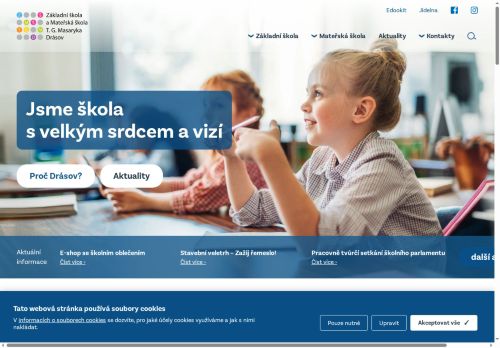 Základní škola a Mateřská škola T.G. Masaryka Drásov, příspěvková organizace nabízí práci na pozici Pomocná kuchařka/kuchař v obci Drásov