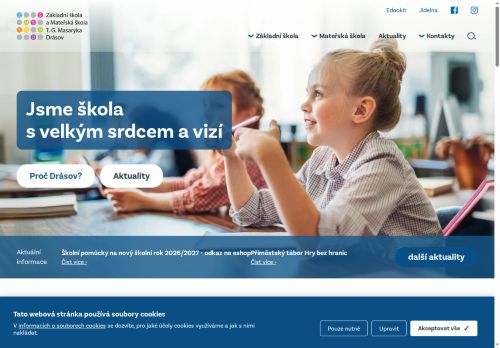 Základní škola a Mateřská škola T.G. Masaryka Drásov, příspěvková organizace nabízí práci na pozici Pomocná kuchařka/kuchař v obci Drásov