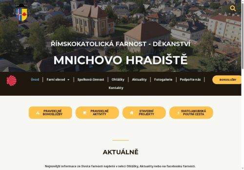 Zobrazit webové stránky Římskokatolická farnost Mnichovo Hradiště