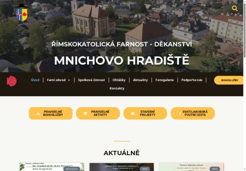 Zobrazit webové stránky Římskokatolická farnost Mnichovo Hradiště