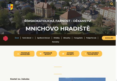 Zobrazit webové stránky Římskokatolická farnost Mnichovo Hradiště
