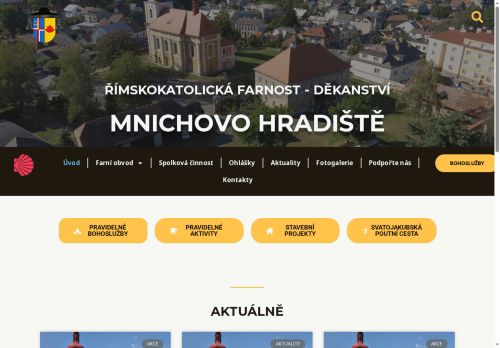 Zobrazit webové stránky Římskokatolická farnost Mnichovo Hradiště
