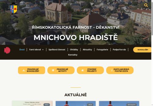 Zobrazit webové stránky Římskokatolická farnost Mnichovo Hradiště