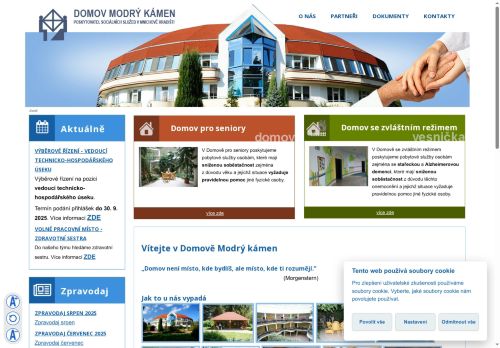 Domov Modrý kámen, poskytovatel sociálních služeb nabízí práci na pozici Vedoucí technicko- hospodářského úseku, provozář v obci Mnichovo Hradiště