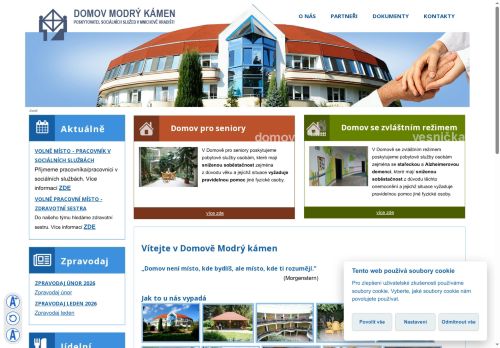 Domov Modrý kámen, poskytovatel sociálních služeb nabízí práci na pozici Pracovníkv sociálních službách - pečovatel/ka v obci Mnichovo Hradiště