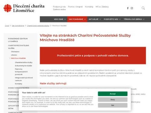 Mnichovo Hradiště - diecézní charita Litoměřice
