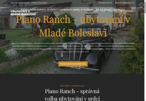 Zobrazit webové stránky Penzion Piano Ranch