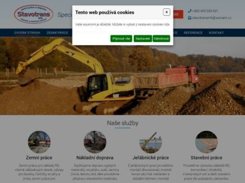 STAVOTRANS zemní práce a doprava