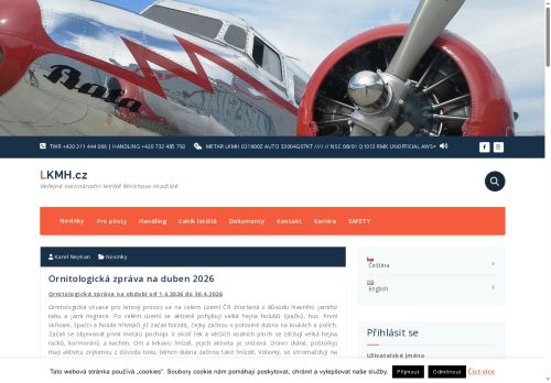 Zobrazit webové stránky Veřejné mezinárodní letiště Mnichovo Hradiště