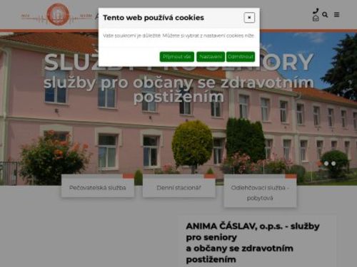 Anima Čáslav - dům s pečovatelskou službou