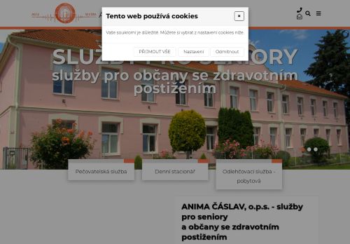Zobrazit webové stránky Anima Čáslav - dům s pečovatelskou službou