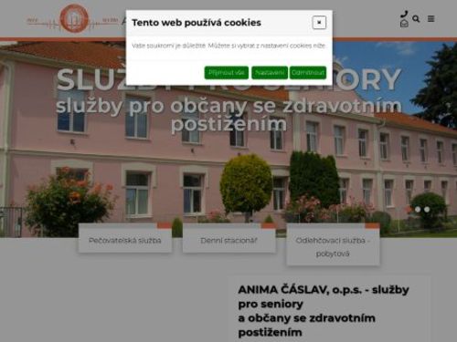 Anima Čáslav - dům s pečovatelskou službou