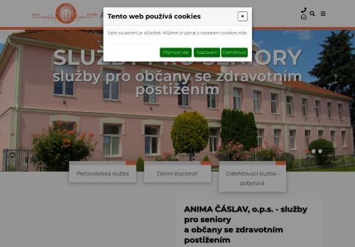 Zobrazit webové stránky Anima Čáslav - dům s pečovatelskou službou