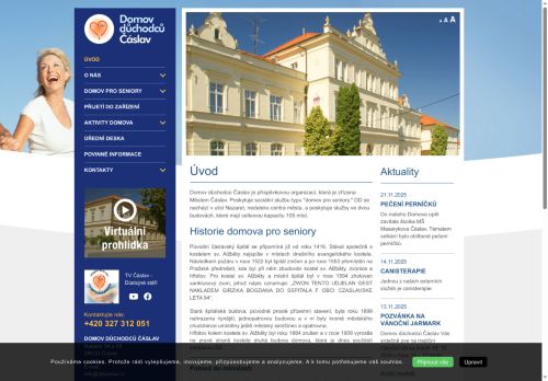 Zobrazit webové stránky Domov důchodců Čáslav