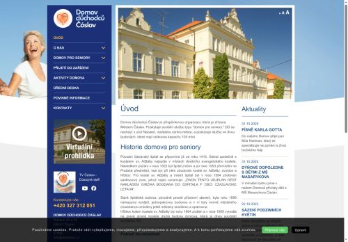 Zobrazit webové stránky Domov důchodců Čáslav